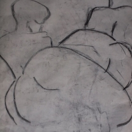 Voorstudie naar drie dames