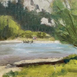 Forggensee bij Schwangau, Beieren, Duitsland