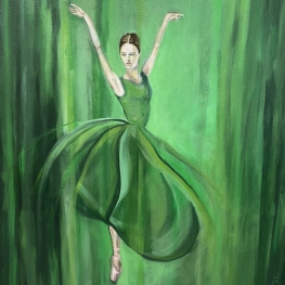 Ballerina groen