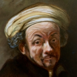 In de schaduw van de meester, Rembrandt als apostel Paulus