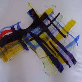 Schaal met ruitmotief