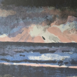Zonsondergang aan de Noordzee