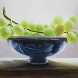 Druiven in tegenlicht