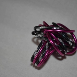 paars/blackdiamond ring