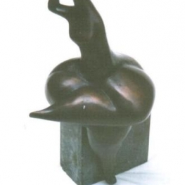 aarde vrouw met hoed