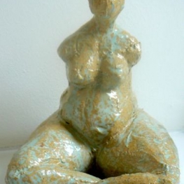 Ziitend model met punthoofd. 