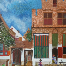 naar Vermeer: het straatje