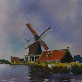 Miniatuur: molen Zaanse Schans ll