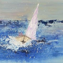 Sailing on a stormy day