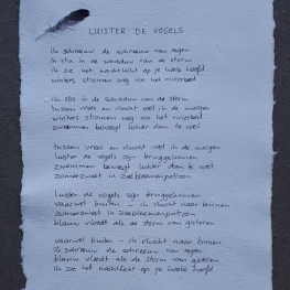 LUISTER DE VOGELS