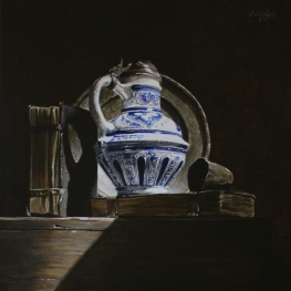 Westerwald met boeken 17e eeuws