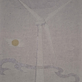 Windturbine in de mist