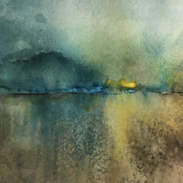 Aquarel landschap
