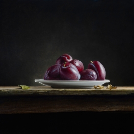 Plate with Plums