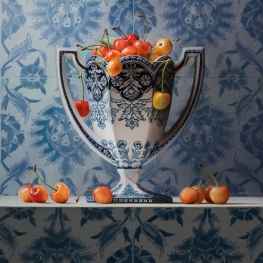 Vase with Cherries