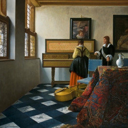 The Music Lesson - Vermeer by mvc