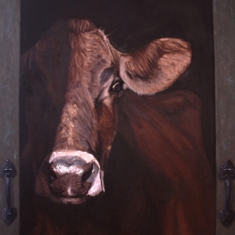 Louise in de coulisse