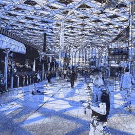 Haagsche Blues 2- digitale art-print