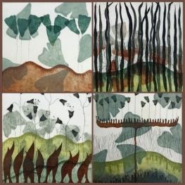 Collage plantmotieven