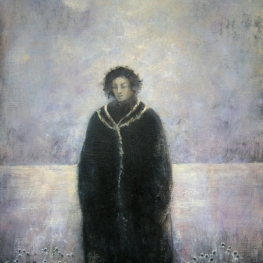 'de maan schijnt helder steeds verder wijken de wegen'.