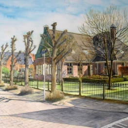 Uitgeest woning F. van de Berg Westergeest