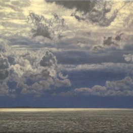 Wolkenvelden boven Vlieland: stratocumulus stratiformis, cumulus