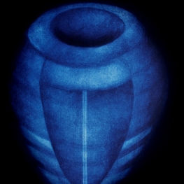 Blue vessel