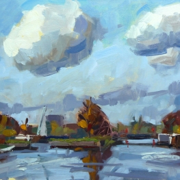 Wolkenlucht Merwedekanaal nr 3