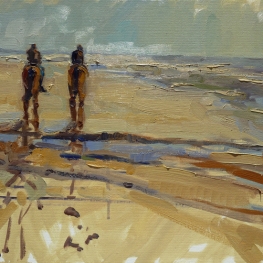 Paarden op het strand nr. 2