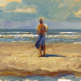 'Schilder op de zandbank'