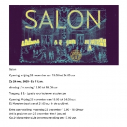 Salon 2025 uitnodiging 