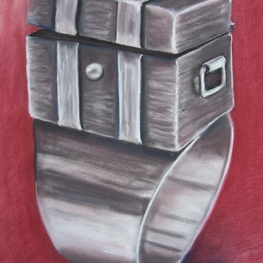 Ring met vluchtkoffer