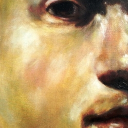 half jong gezicht ( Rembrandt)