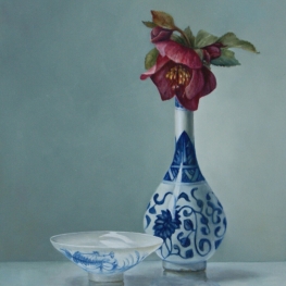 Vaasje met Helleborus