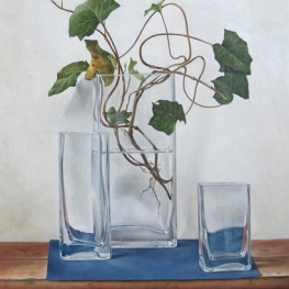 Stilleven met Hederastek in glas