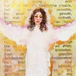 Schilderij  'LichtEngel'