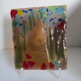 Glasschilderij My Way