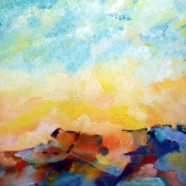 A Mountain in the Bright Morning