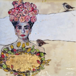 "Girl with the Birds"
