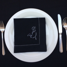 servet Vermeer Brieflezend meisje bij het venster