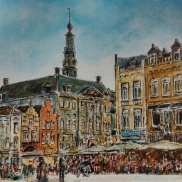 MARQUA160 Stadhuis en markt 's-Hertogenbosch € 660
