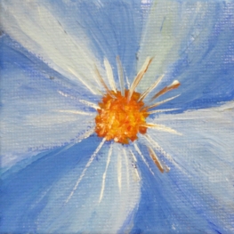 Blauwe bloem - mini