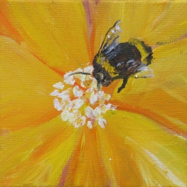 Gele bloem - mini
