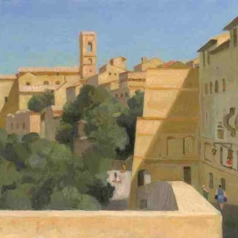 Gezicht op Colle val d 'Elsa