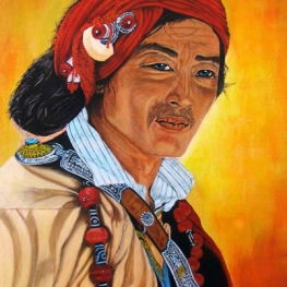 Tibetaanse man
