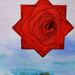 Bloemen in de woestijn