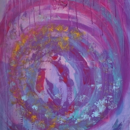 Circles of life - purple