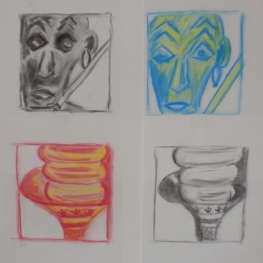 Collage van onderdelen uit een geheel