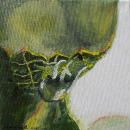Druppel aan blad