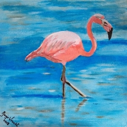 Roze Flamingo